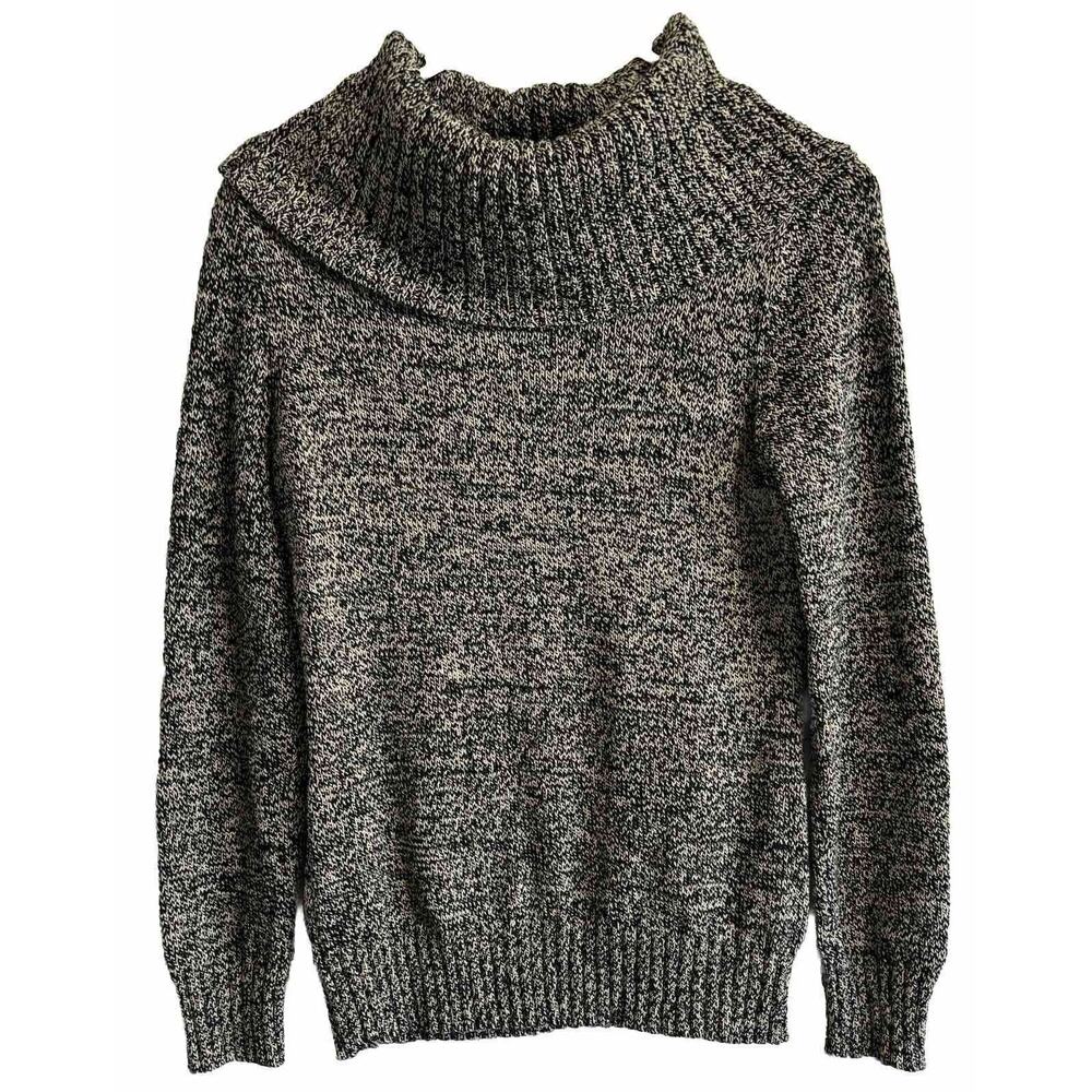 Cowl Neck Knit Sweater Grandpa Fisherman Lauren Ralph Lauren LRL Women's Size S